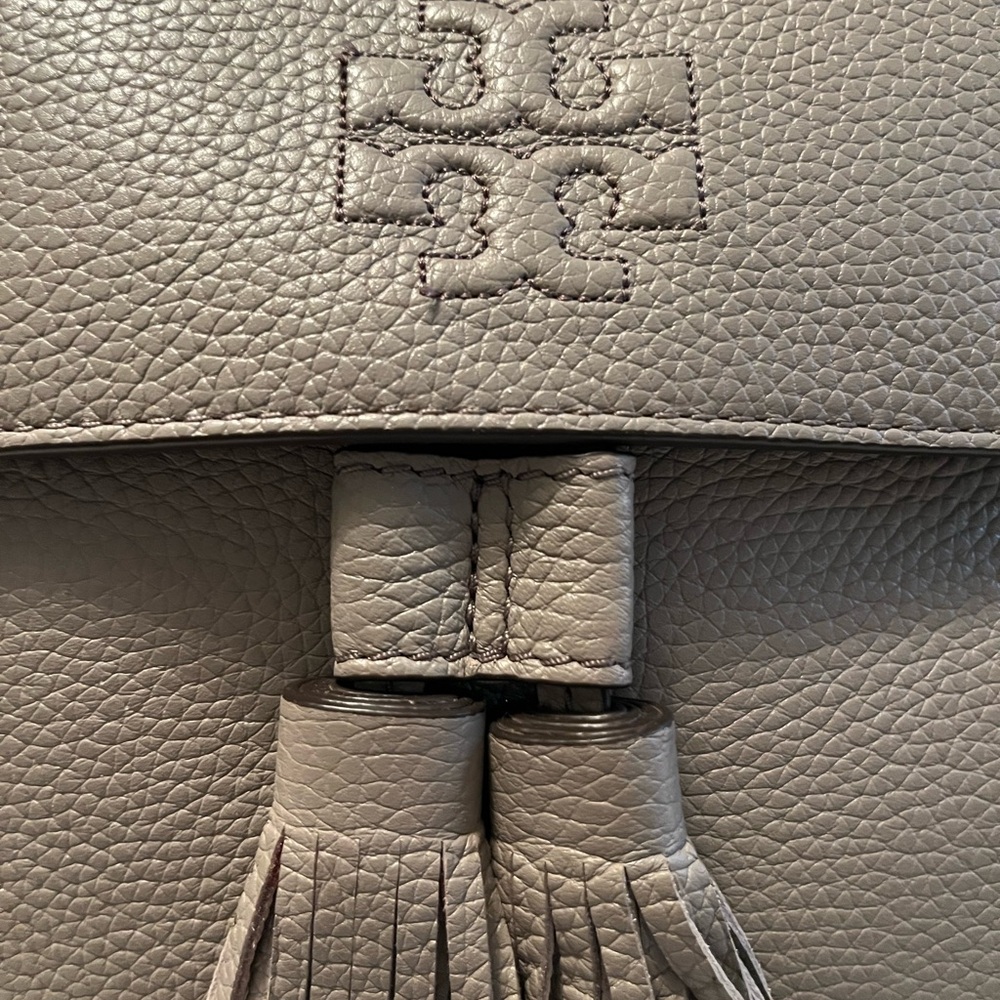 Tory Burch Tan Leather Backpack - Picture 13 of 13